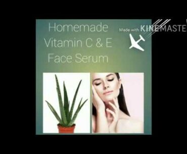 💞Homemade Vitamin C & E Face Serum 💞 ।।combination skin।।🥰।।सिर्फ 4 चीजों से बनाएं।।