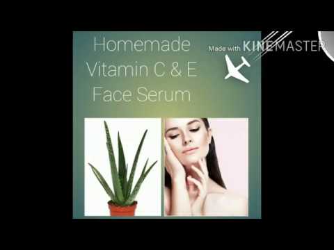 💞Homemade Vitamin C & E Face Serum 💞 ।।combination skin।।🥰।।सिर्फ 4 चीजों से बनाएं।।