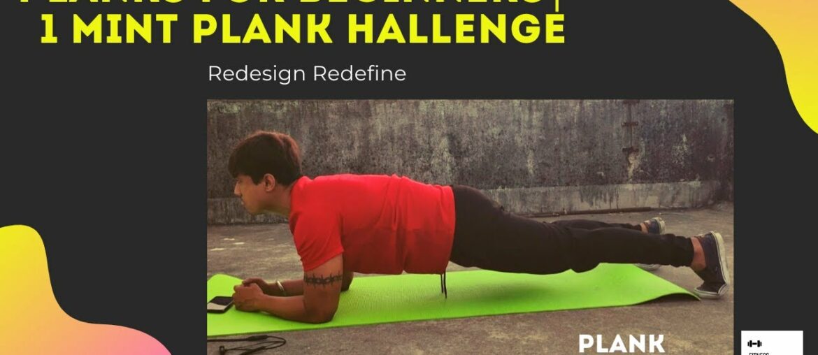 Planks for Beginners: How to do a Plank | Plank for Abs/Core | 1 mint Plank Challenge (Hindi)