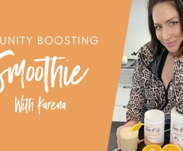 Immunity Boosting Smoothie Recipe With Karena | Tone It Up Vitamin C + Collagen