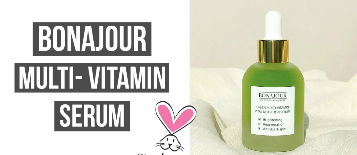 BONAJOUR Green Multi-Vitamin Vital Nutrition Serum | KOJA BEAUTY Cruelty-free Korean Skincare