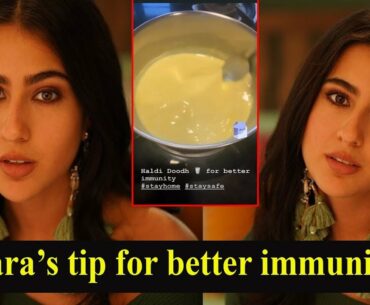 Sara Ali Khan is having 'haldi doodh' for better immunity amid COVID-19 scare