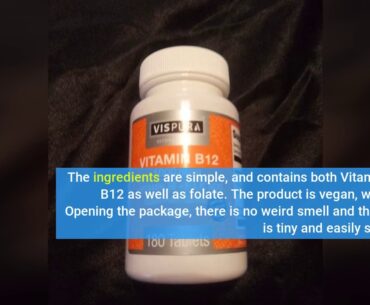 Vitamin B12 1000 mcg Methylcobalamin + B6/Folic Acid = Best Supplement to Increase Energy, Enha...