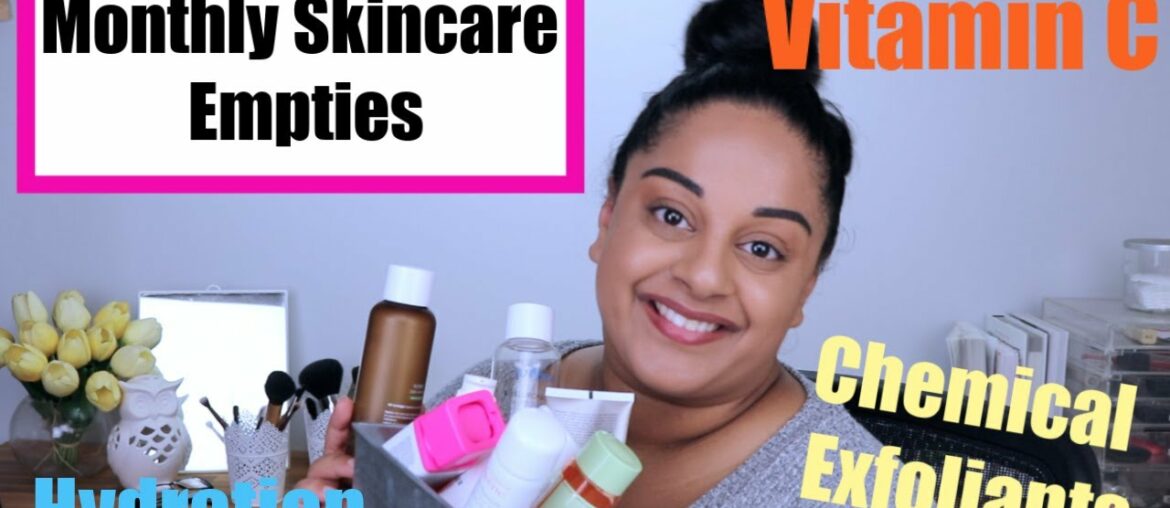 April Skincare Empties | Vitamin C, Chemical Exfoliants & More | Beck Wynta