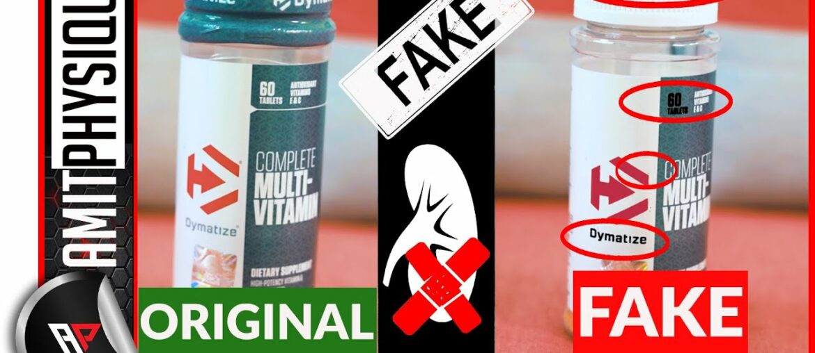 FAKE Dymatize Multi Vitamin | नकली डायमटाइज मल्टीविटामिन टैबलेट