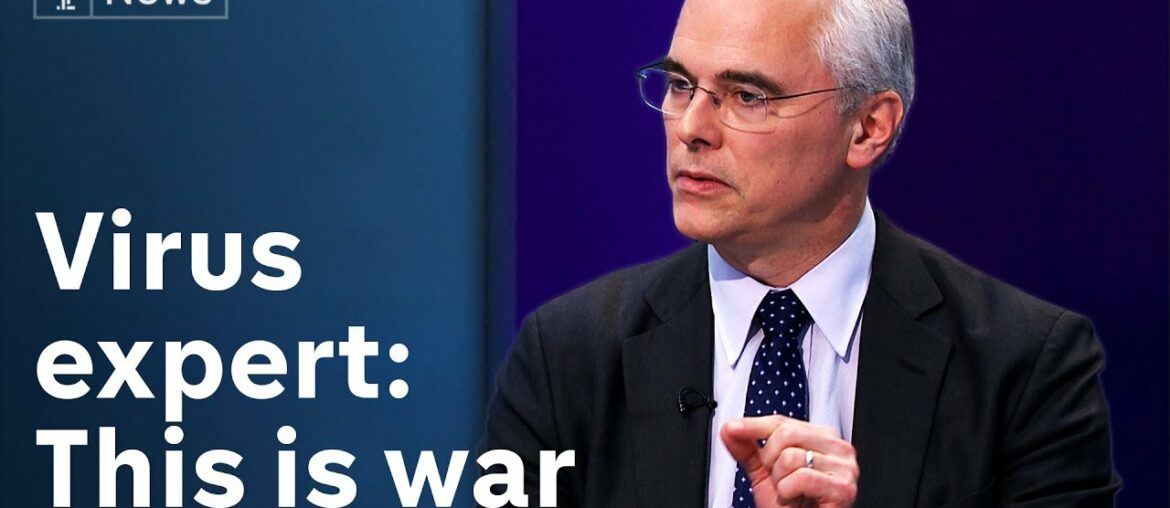 Coronavirus expert: 'War is an appropriate analogy'