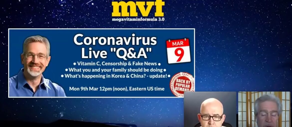 Vitamin C and Coronavirus/CV – Andrew Saul Q&A (PART 2)