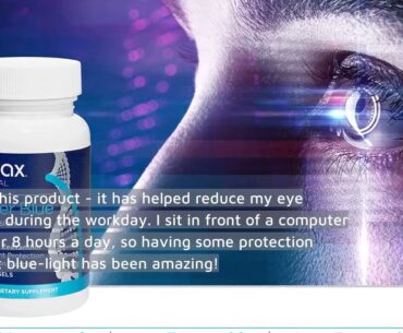 OMAX Super Blue Vital Vision Eye Vitamin Supplements  Lutein + Zeaxanthin Reduce Free Radical...