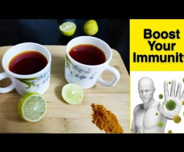 Turmeric Tea For Immunity | CORONAVIRUS: Immunity Booster Turmeric Tea