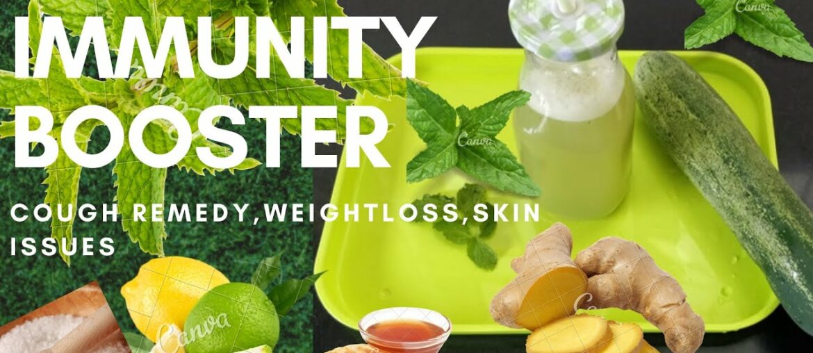 Healthy and Tasty IMMUNITY BOOSTER DRINK-Cough/Cold Remedy- Weight Loss- Skin Issues.