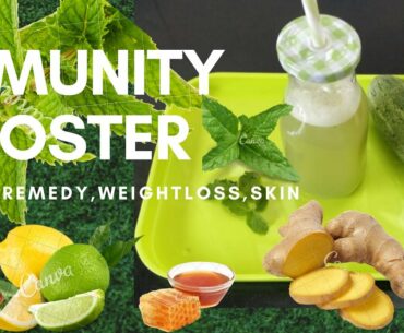 Healthy and Tasty IMMUNITY BOOSTER DRINK-Cough/Cold Remedy- Weight Loss- Skin Issues.