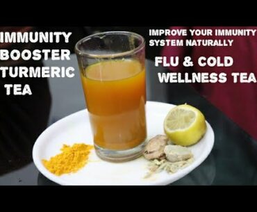 Coronavirus: Immunity Booster Turmeric Tea| Flu and Cold Wellness Tea - Immune Boosting Turmeric Tea