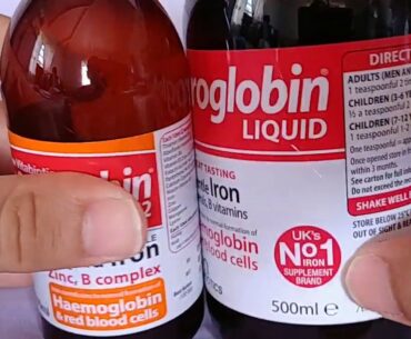 Vitabiotics Feroglobin liquid vitamins, iron supplement, build blood