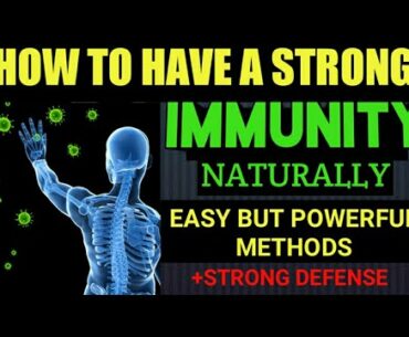 HOW TO BOOST IMMUNITY NATURALLY-EP001
