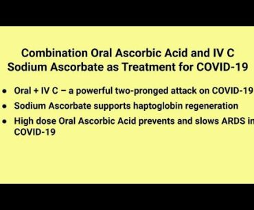 Stop ARDS(Acute Respiratory Distress Syndrome) Now with Ascorbic Acid (Vitamin C)