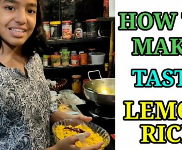 LEMON RICE/ VITAMIN-C RICH/ TRAVEL FOOD/ FOOD VOCABULARY