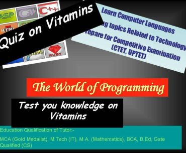 Vitamin Quiz: Test your knowledge