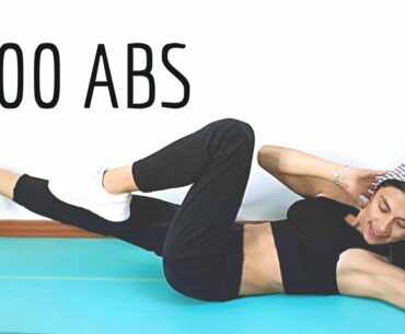 * RUTINA CINTURA y ABDOMEN (Reto 400 ABS) by Xime Fitness & Workout⎟Abs Workout Routine