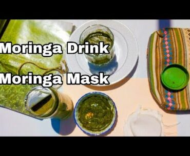 Moringa Drink and Moringa Mask || Best to Increase immunity| Make your skin clean and glowy | DIY 👯🌱