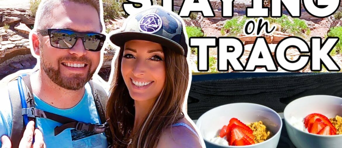 WHAT I ATE while TRAVELING // NATURES GYM // Staying On Track