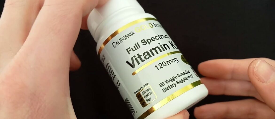 Review of California Gold Nutrition Full Spectrum Vitamin K2 120 mcg - 60 Veggie Capsules