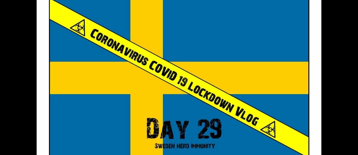 Coronavirus COIVD 19 Lockdown Vlog Day 29 Sweden Herd Immunity