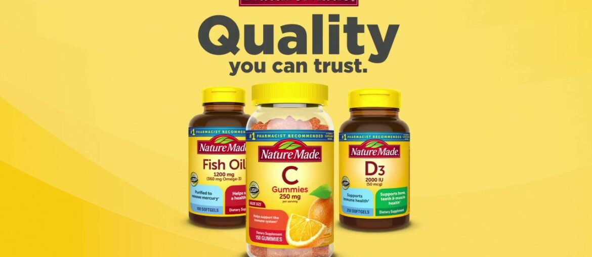 Nature Made Vitamins & Supplements are made with quality you can trust!