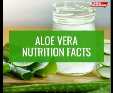 Aloe Vera Nutrition Facts