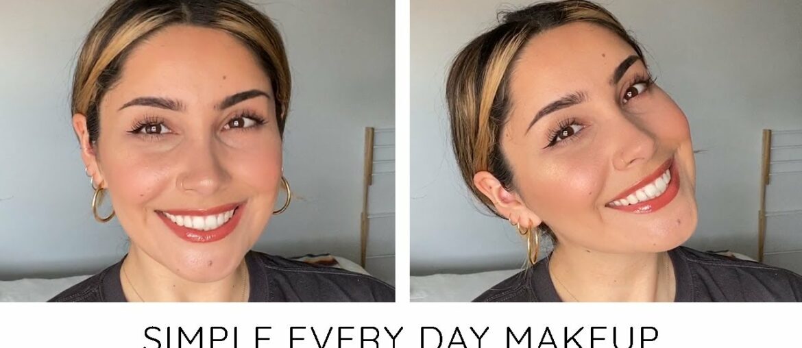 SIMPLE EVERY DAY MAKEUP | clean beauty, beautycounter, charlotte tilbury, glossier