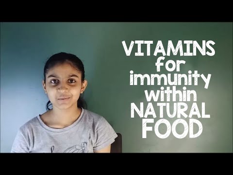 Essential vitamins for immunity within Natural food (Hindi)