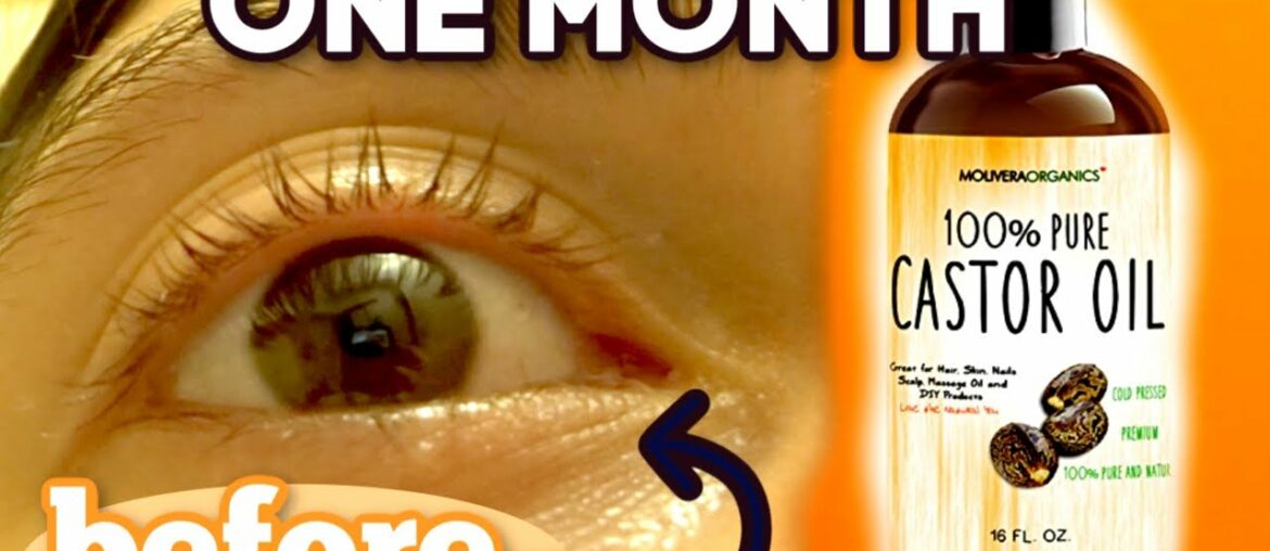 I TESTED CASTOR OIL ON MY LASHES FOR OVER A MONTH || BEFORE AND AFTER PHOTOS! SHOCKING!
