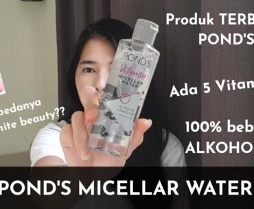 Review Ponds Vitamin Micellar Water vs Pond's White Beauty Micellar Water | helenlim