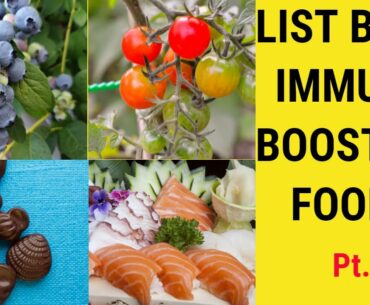 LIST BEST IMMUNE-BOOSTING FOODS (Pt.2) | FLU SEASON | DANGEROUS VIRUS