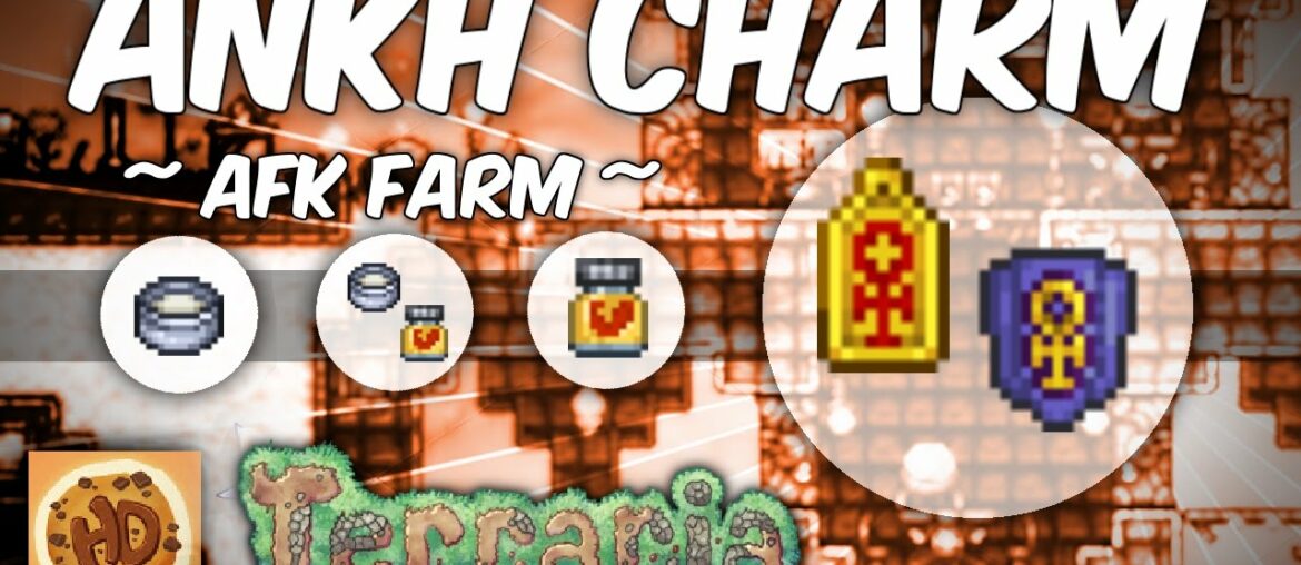 Terraria 1.3 AFK Vitamins, Armor Polish, & Mimic Farm | Make the Ankh Charm Series #4 |