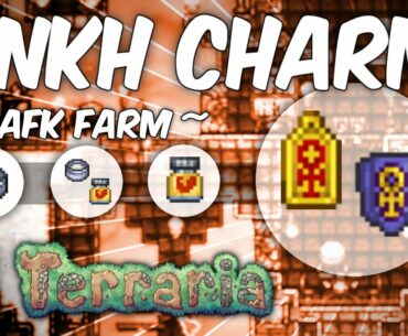 Terraria 1.3 AFK Vitamins, Armor Polish, & Mimic Farm | Make the Ankh Charm Series #4 |