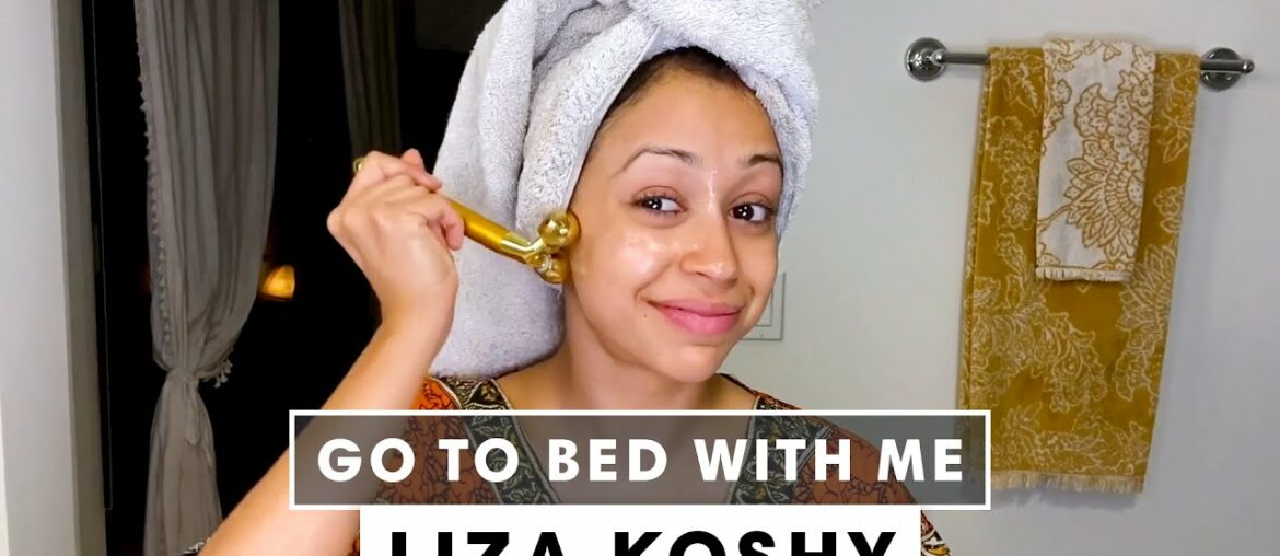 Liza Koshy's #StayHome Nighttime Skincare Routine | Go To Bed With Me | Harper's BAZAAR