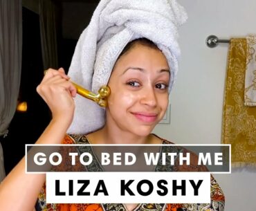 Liza Koshy's #StayHome Nighttime Skincare Routine | Go To Bed With Me | Harper's BAZAAR