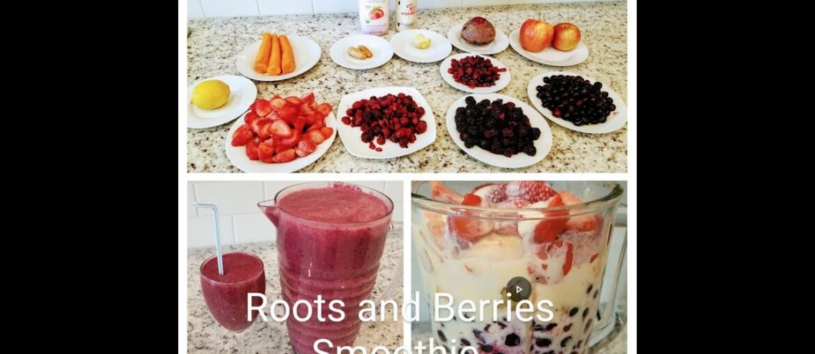 Powerful Detox / Immune Booster Smoothie - Made from Roots & Fruits