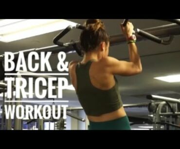 Back & Tricep Workout | Vitamin Shoppe Shopping Spree