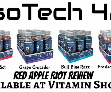 IsoTech 42 Red Apple Riot Review and Taste Test | Avaliable at Vitamin Shoppe