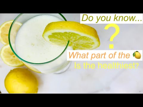 Immune Boosting Drink | Vitamin C Health Benefits of Whole Lemon