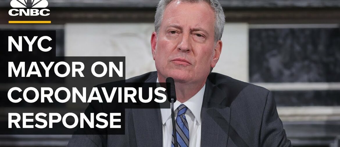 New York City Mayor Bill de Blasio speaks on coronavirus response - 4/29/2020