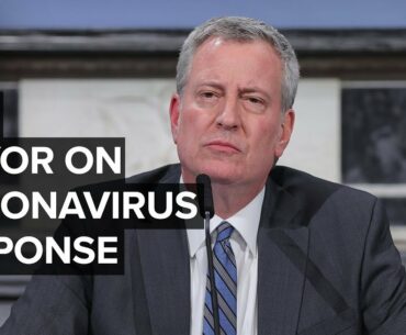 New York City Mayor Bill de Blasio speaks on coronavirus response - 4/29/2020