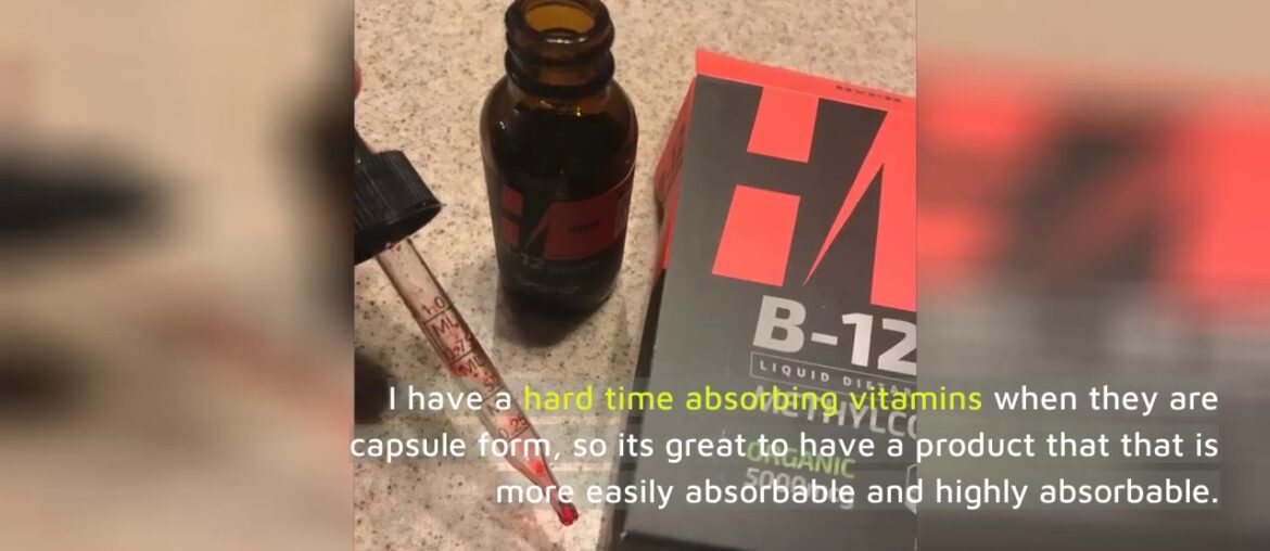 Review HYPR Vitamin B12 Sublingual Liquid Drops - 5000 MCG Supplement with Methylcobalamin (Met...