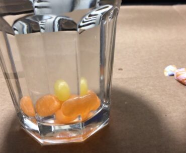 When Vitamin C Supplement Drops Meet Water--Time-Lapse