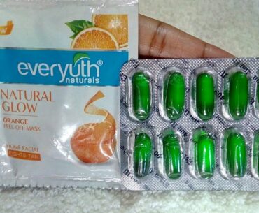 VITAMIN E CAPSULE  EVERYUTH Face Pack Beauty Tips| How To Use Face Pack | Beauty Hacks