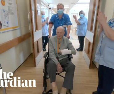 War veteran, 99, receives guard of honour from nurses after surviving coronavirus