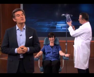 Dr. Oz,  Intravenous Vitamin Therapy demo