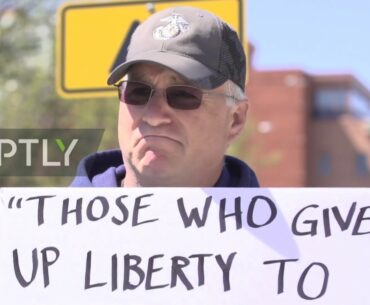 USA: Hundreds protest Idaho's COVID-19 stay-at-home order in Boise