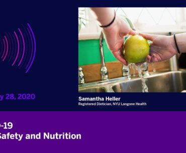 COVID-19: Food Safety and Nutrition
